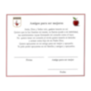 Diploma mejores amigos