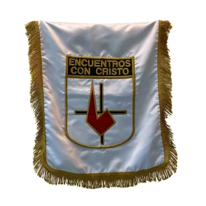 Estandarte bordado grande 55 x 45 cm